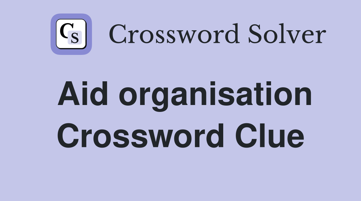 presentation aid crossword clue